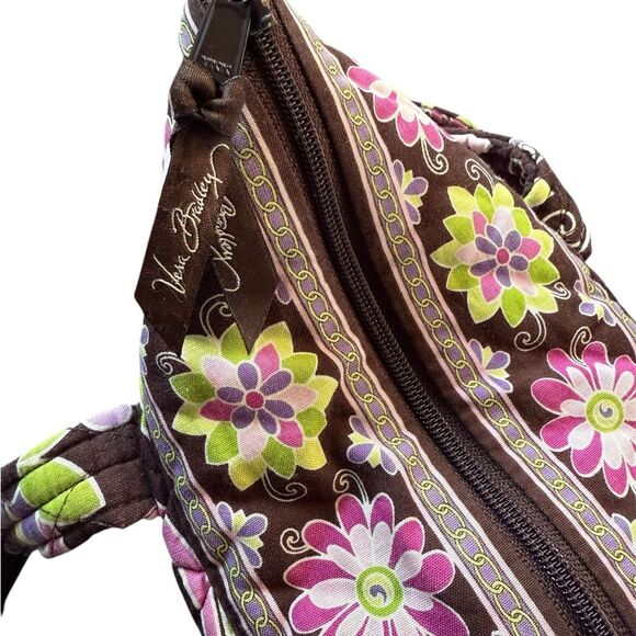 Vera Bradley Retired Morgan Purple Punch Shoulder Bag - Picture 3 of 6